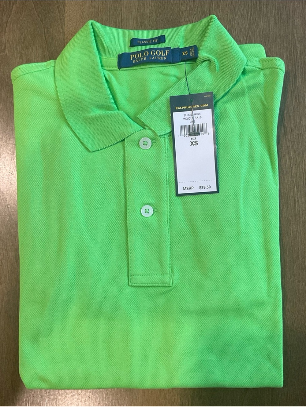 Ralph Lauren Polo Golf Classic Fit Polo - Neon Green